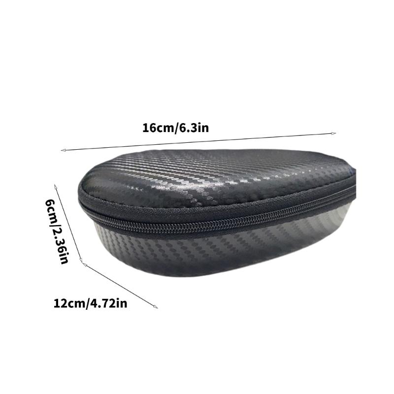 EVA Hard Travel Case Dustproof Storage Bag with Meshes Pockets for Bone Conduction Headphone