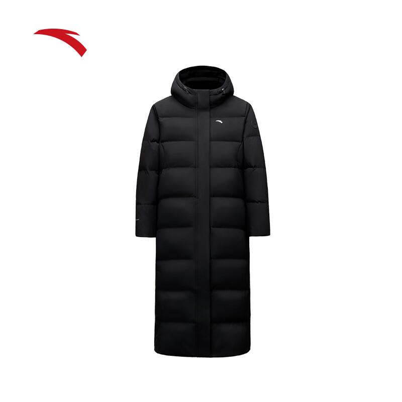 Anta Women's Six-Degree Core Long Hooded Goose Down Coat