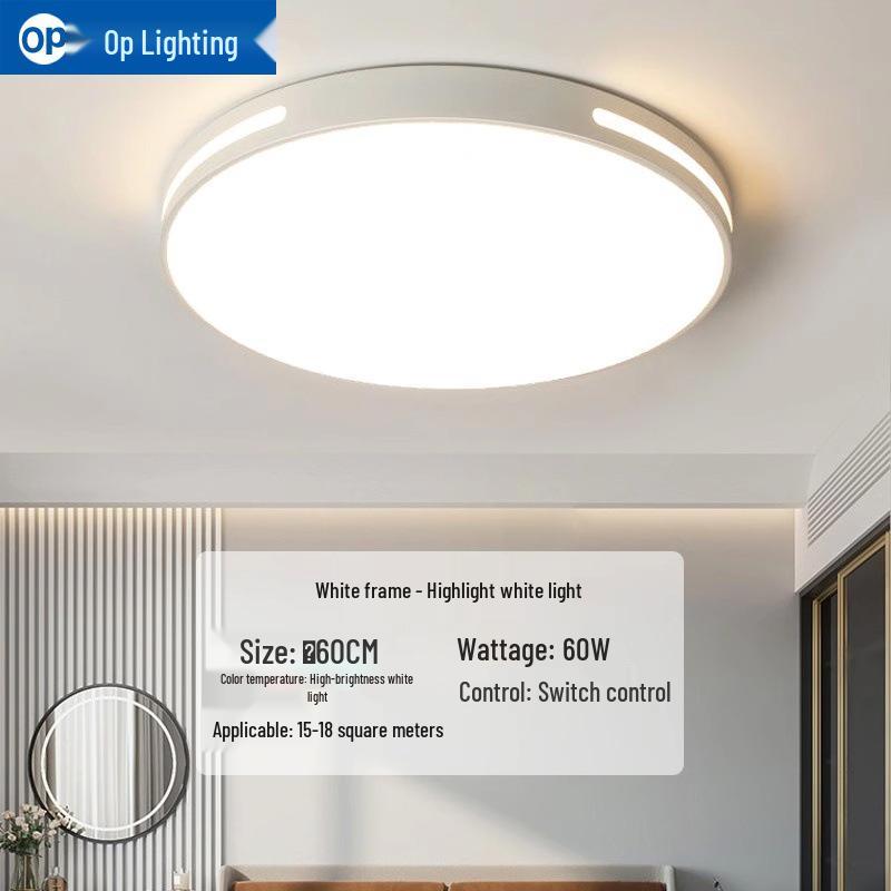 Ultra-Thin Minimalist LED Ceiling Light for Living Room, Dining Room, Bedroom - Modern Whole House Lighting Package