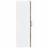 Wall Mounted Glass Cabinet LUCCA Smoked Oak 40 X 31 X 100 Cm