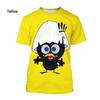 Ny Mode Tecknad Calimero 3D-tryck T-shirt Pojkars och Flickors Sommar Casual Kortärmade Söta Rundhalsade Toppar Designer T-shirt
