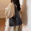 Version Small Fresh Denim Women's Underarm Bag 25 New Simple Shopping Bag Shoulder Commuter Bag