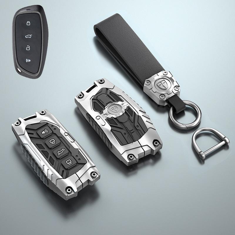 

New Zinc Alloy For Haval B 3/4 buttons key case 2023 H-DOG M6 H6 H7 H8 H4 H9 F5 F7 F7X F7H H2S Zinc alloy Car Key Case Cover