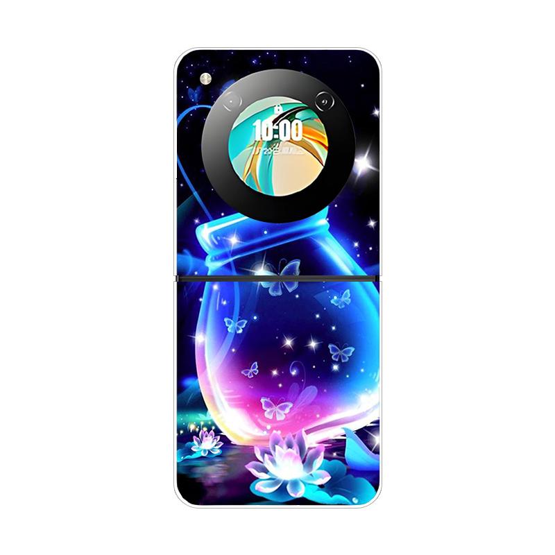 Etui na ZTE Nubia Flip Flip2 Luksusowe Modne Pokrowiec Przezroczyste Twarde Etui PC na Telefon Na ZTE Libero Flip Odporne na Wstrząsy Zderzak Obudowa