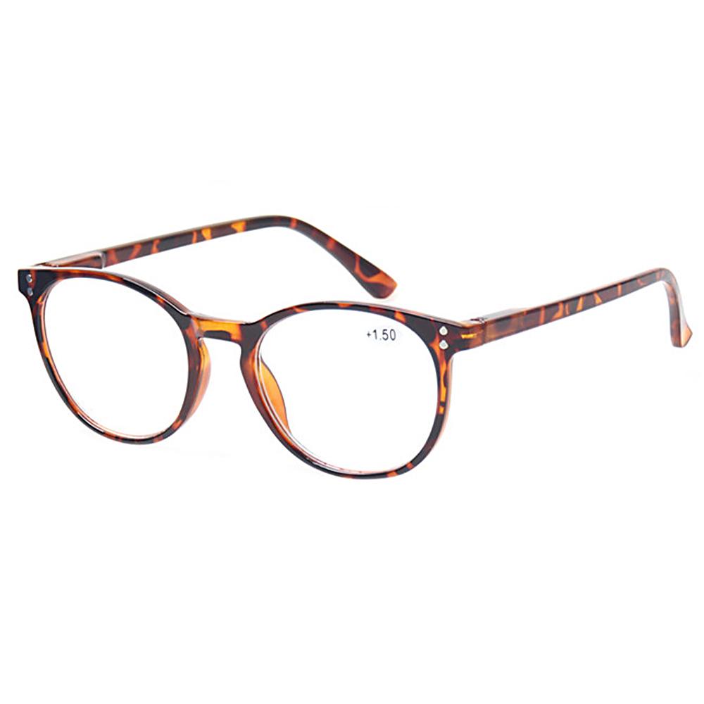 

Turezing Reading Glasses Men Women HD Blue Light Blocking Classic Printed Frame Prescription Eyeglasses 0 to 400 0