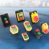 High-end Waterproof And Dustproof Momentary Electromagnetic Switches, 250V, 2-Button, Machine Safety Switches, KJD6, 5E4