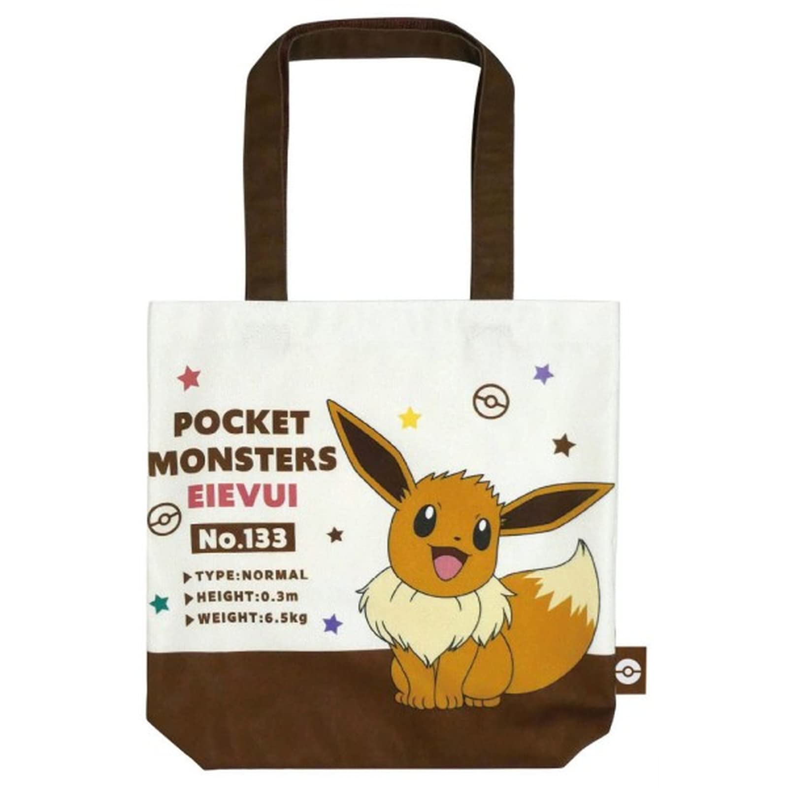 Сумка-тоут Maruyoshi K Company Pokemon Outing, Иви, В370 x Ш390 x Г100 мм, PM-OT3-EV