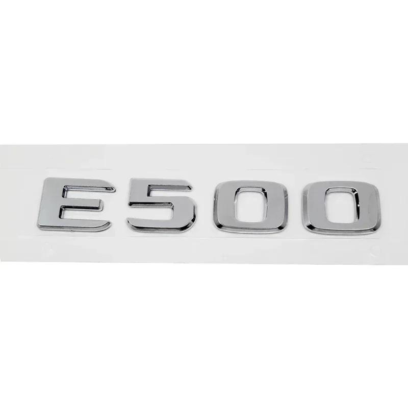 3D Letters Car Tail Emblem Rear Trunk Sticker Badge for Mercedes Benz E200L E260L E300 E320L E320 E350L E350 E500 E550 E Class