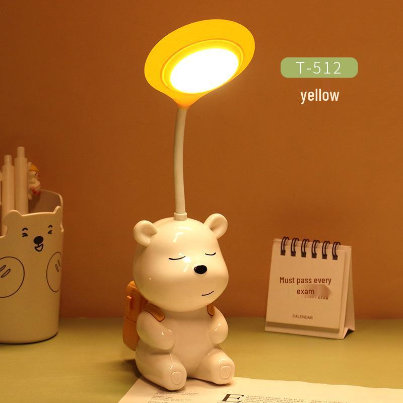 Custom Logo Small LED Table Lamp - Eye-Protecting USB Reading Light for Gifts & Promotions