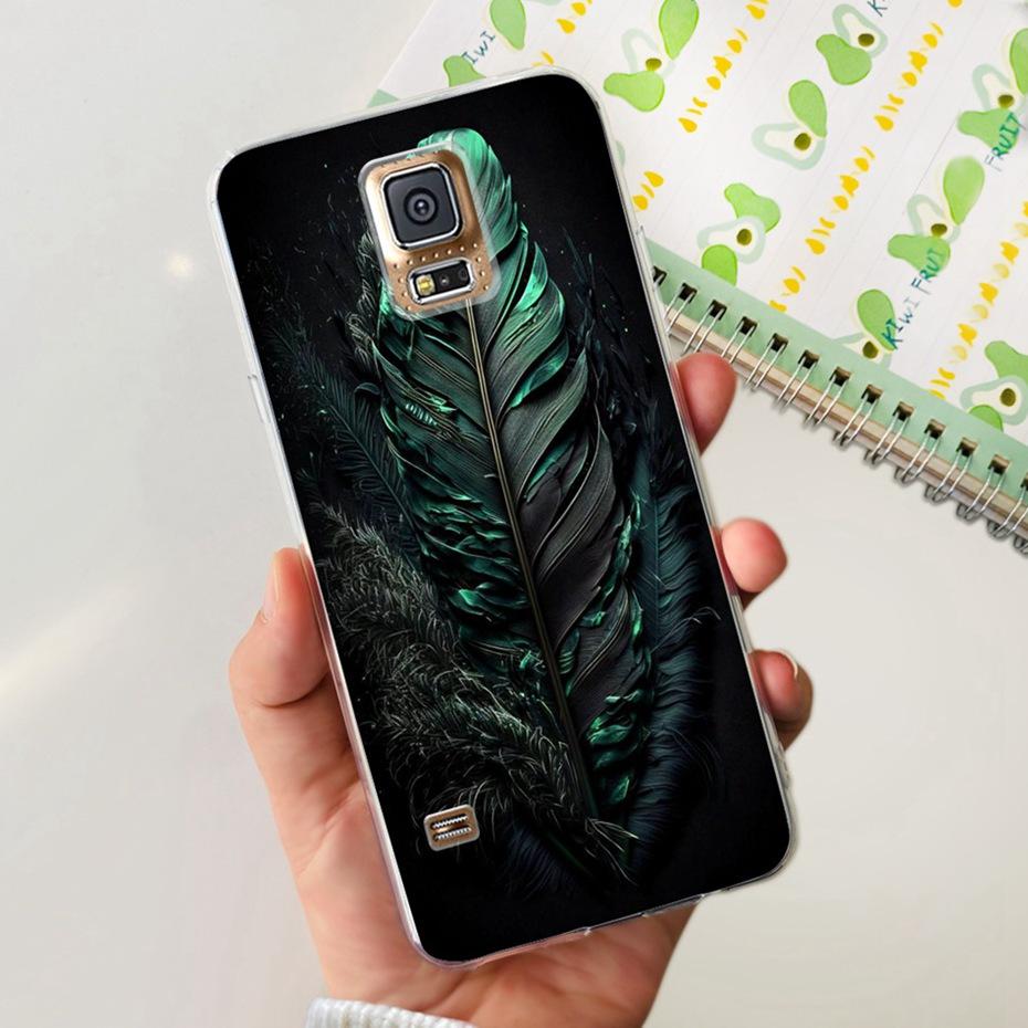 Lovely Printing Case For Samsung Galaxy S5 5.1" Clear TPU Soft Silicone Back Cover For Samsung S5 I9600 SM-G900F Phone Cases