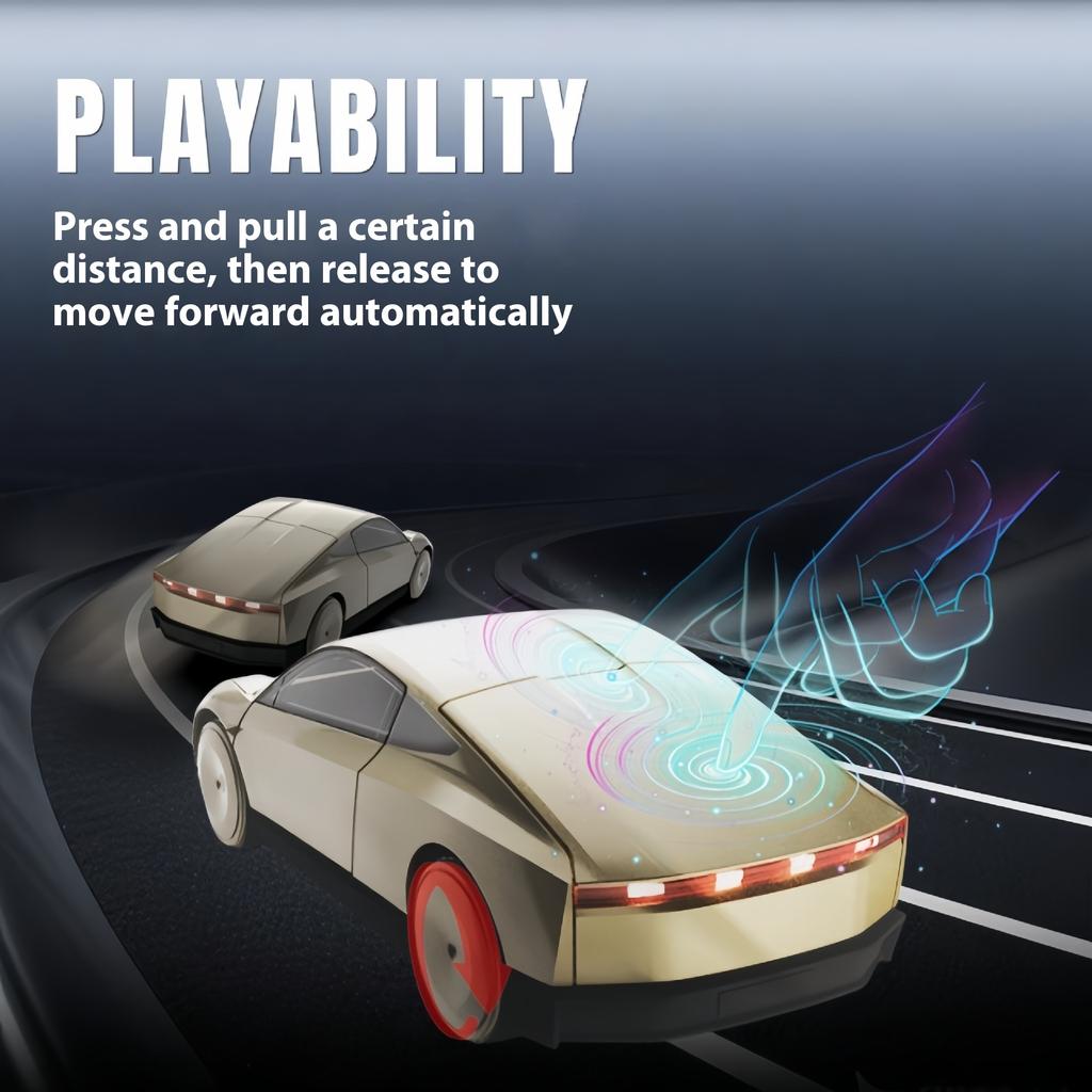 1:32 Cool futuristic alloy model car, cool sound and light, exquisite desktop ornaments, Christmas/birthday gifts