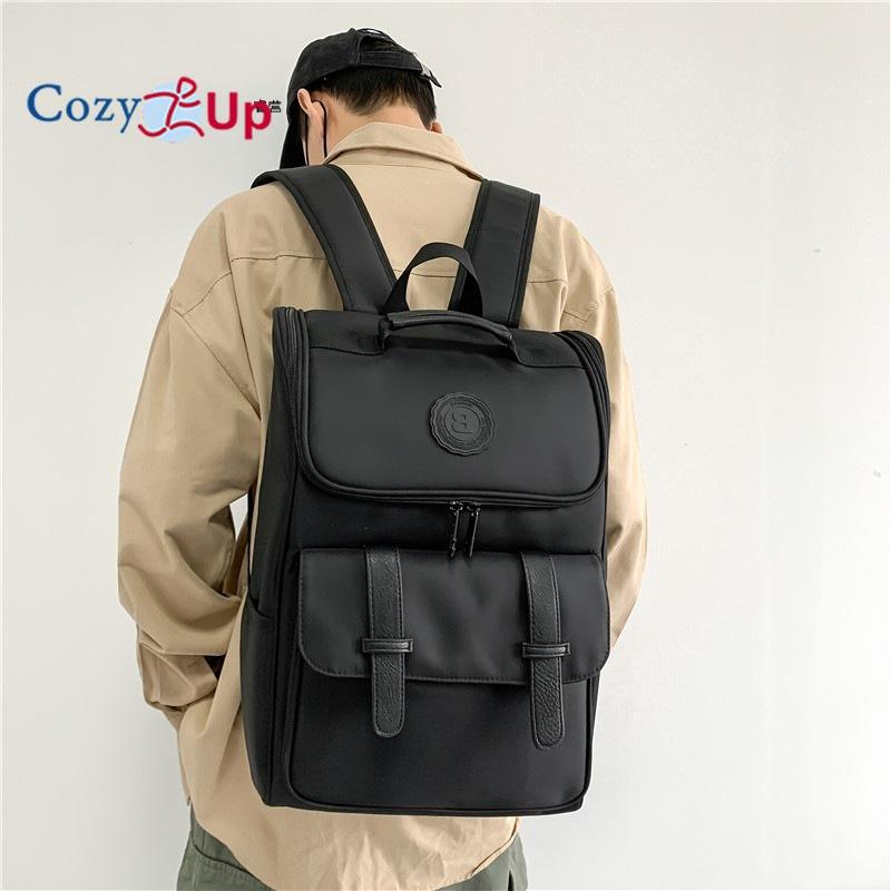 

Рюкзак, тренд мужской моды, средняя школа, старшая школа, отдых, дорожный рюкзак большой вместимости 31cm * 15cm * 45cm чёрный