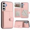 For Samsung Galaxy S24 FE Case RFID Blocking Card Holder Kickstand TPU + PU Leather Phone Back Cover