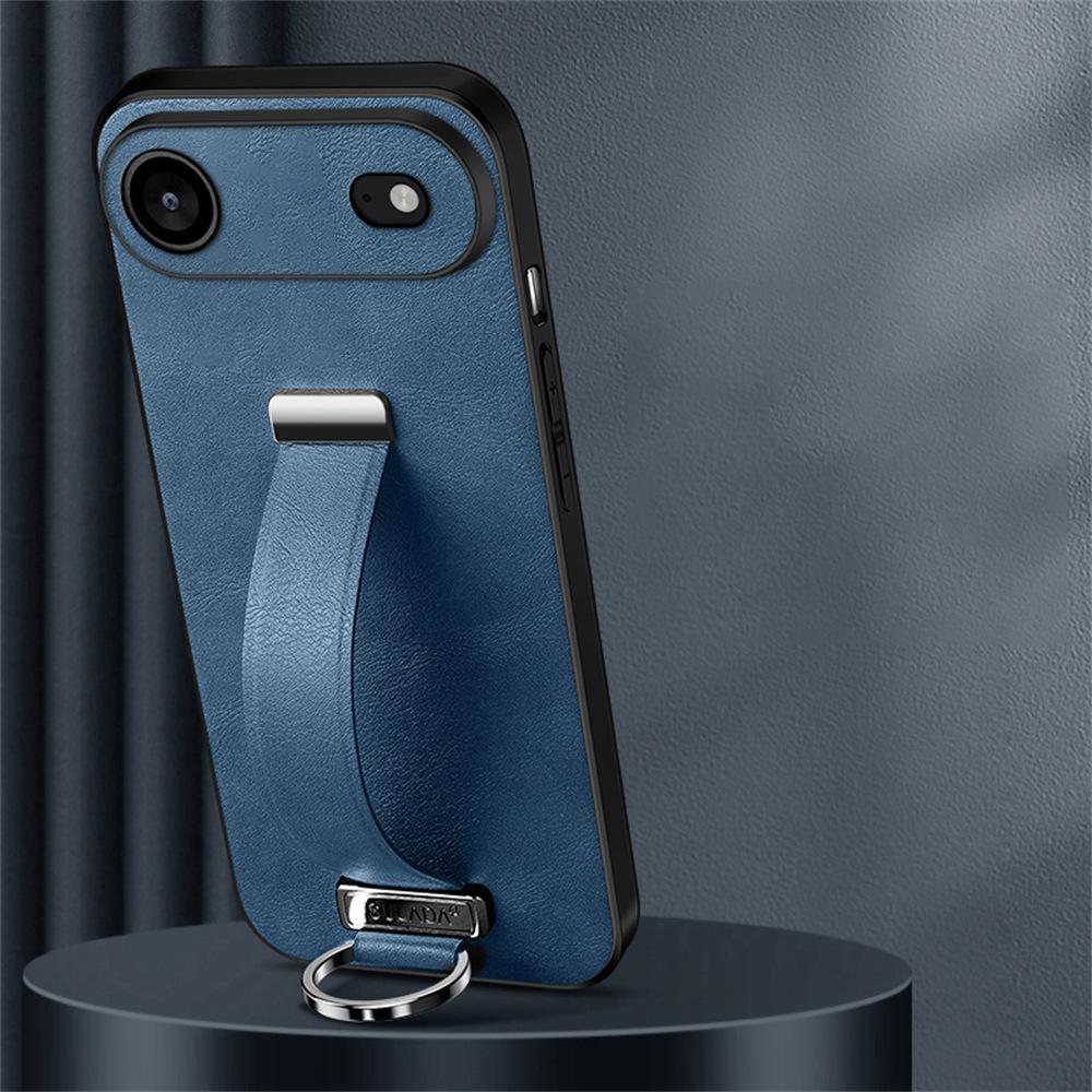 SULADA Fashion Series for iPhone 17 Air Case Wristband Kickstand Leather Back Phone Cover