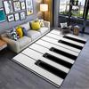 Moderner Klaviertastatur-Druckteppich für Wohnzimmer Heimdekoration Geeignet für den Einsatz als Anti-Rutsch-Matte für Wohnzimmer Schlafzimmer Sofas