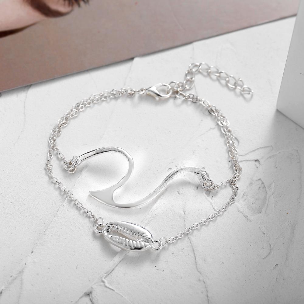 Frauen Mode Fußkettchen Mehrere Stile Retro Anhänger Schmuck Sommer Strand Zubehör