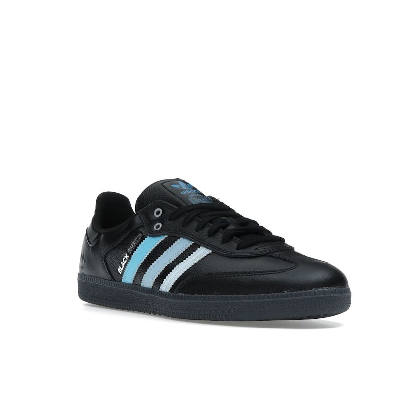 Charlotte FC x Black Sheep x adidas Samba ADV Kit Carolina Baskets Unisexe Noir Core Blanc Nuage Bleu Glace JH9594