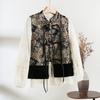 2025 type unique chic super good-looking vest spring jacquard stand-up collar buckle outer