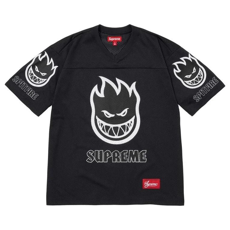 Supreme x Spitfire Football Jersey Black S