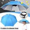 Foldable Outdoor Umbrella Hat Women Men Fishing Headwear Sun Cap Camping Fishing Headwear Cap Beach Head Hats