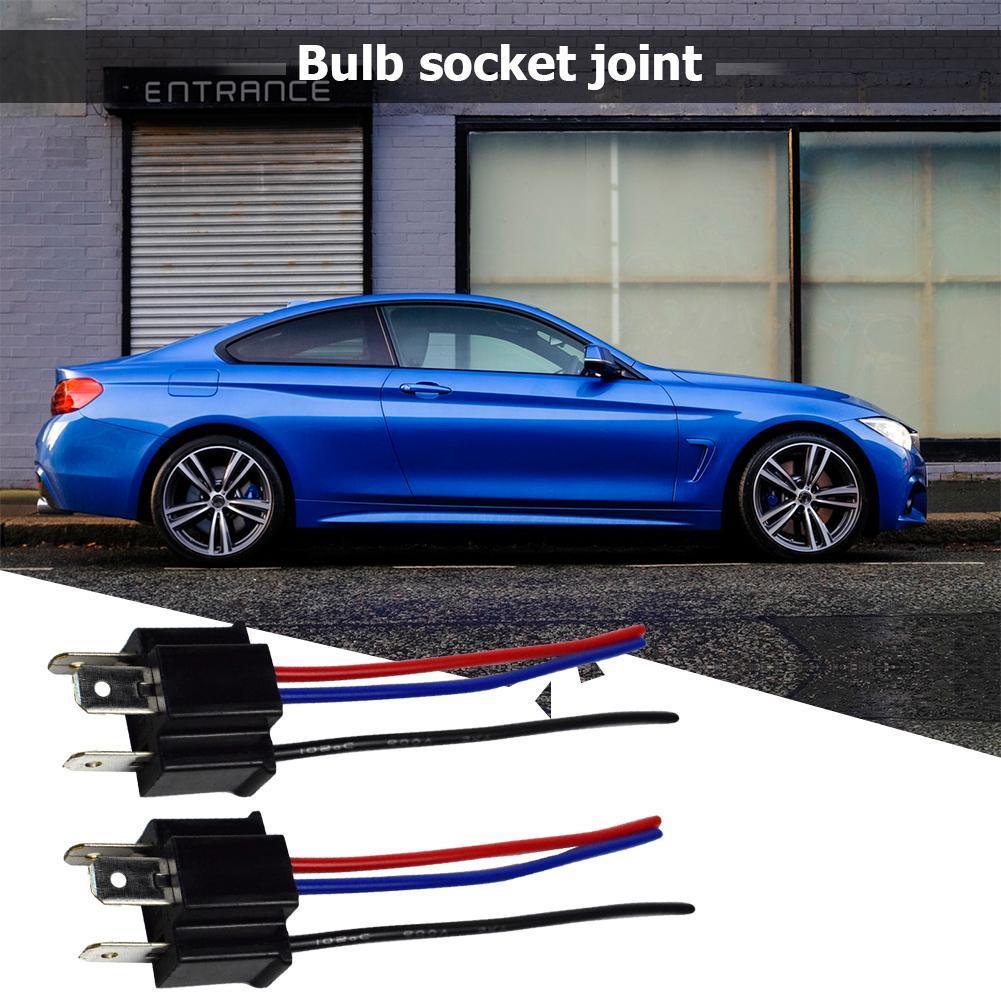 2pcs 9003 H4 Socket Wiring Harness Male Connector Pig Tail for Fog Headlight China Mainland