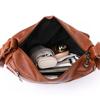 Retro Women's Shoulder Bag Solid Color Multi Pocket Storage for Middle-aged and Elderly Mothers Crossbody Bag Small Square Bag