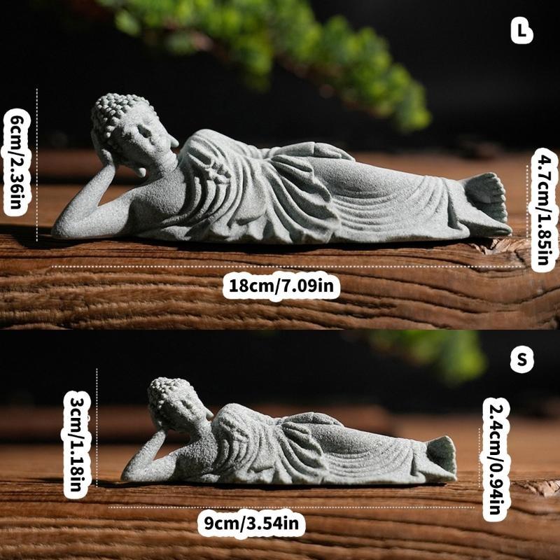 24TE Sleepings Buddhas Figurines Statue Serenity Collection Buddhas Statue,Buddhas Statue Buddhas Sculptures for Home Decors