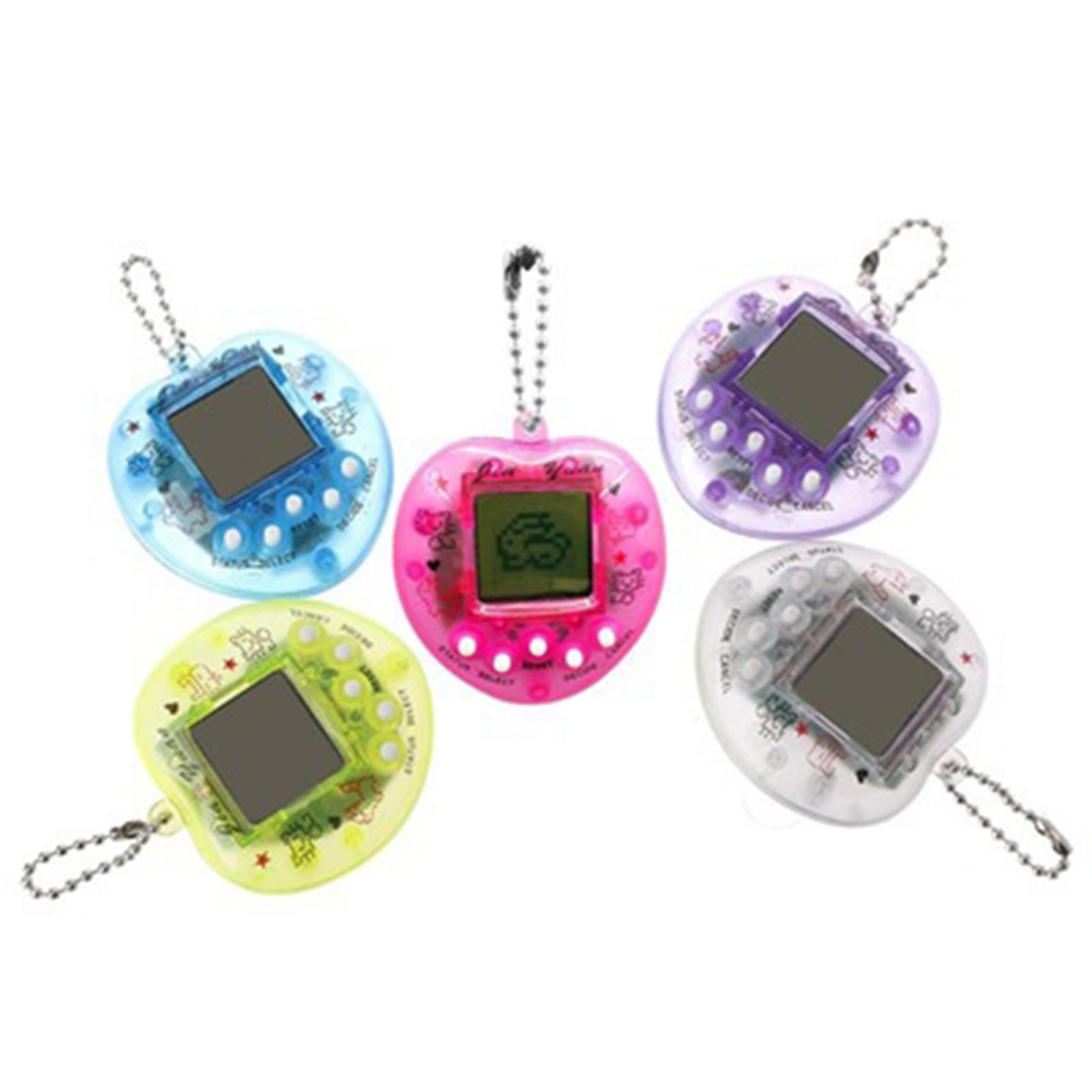 

Electronic Pet Game Machine Transparent Heart Shape Virtual Pet Puzzle Game Keychain Design Birthday Gift For Kids China Mainland