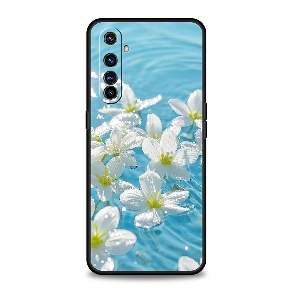 Soft Pale Little Flower Phone Case For Realme 13 12 10 9 8 7 GT3 GT5 GT2 Pro Plus 5G C21 C25 C35 GT Neo 2 3 3T 5 Cover