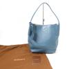 HIROFU Handbag Blue leather Women 19250B Used