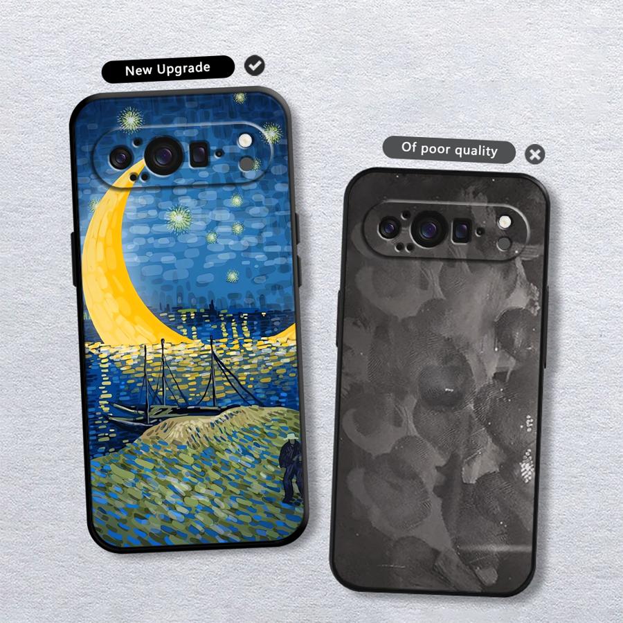 Pouzdro pro Google Pixel 10A 10 9 Pro XL 9a 8a 6a 7a 6 7 8 Pro Kryt na telefon Van Gogh Hvězdná noc
