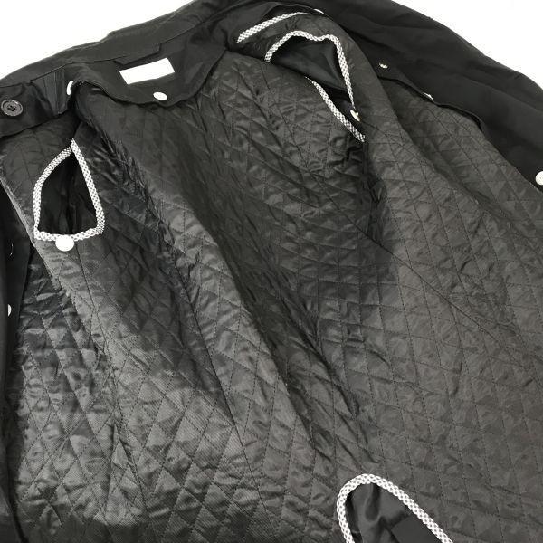 Les Mues Padded Trench Coat Outer Detachable Liner Women SS Black(USED)