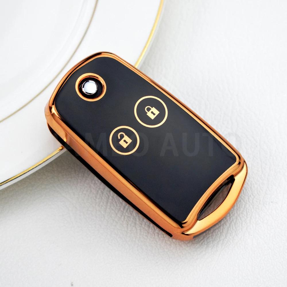 2 3 Buttons Car Key Case Flip Remote Control Fobs Protector Cover Skin For Honda Acura Accord Cr-V Civic Jazz Cr-Z 2011 2012