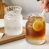 Coffee Cup Curled Latte Cups Household Glass Drinkware Juice Milk Simple Mug Transparent Water Bottles Glassware Cups Coffeeware