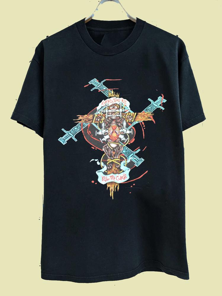 1996 Skinny Puppy The Process Kill To Cure T Shirt Full Size S-5XL Unisex T-Shirt XXXL
