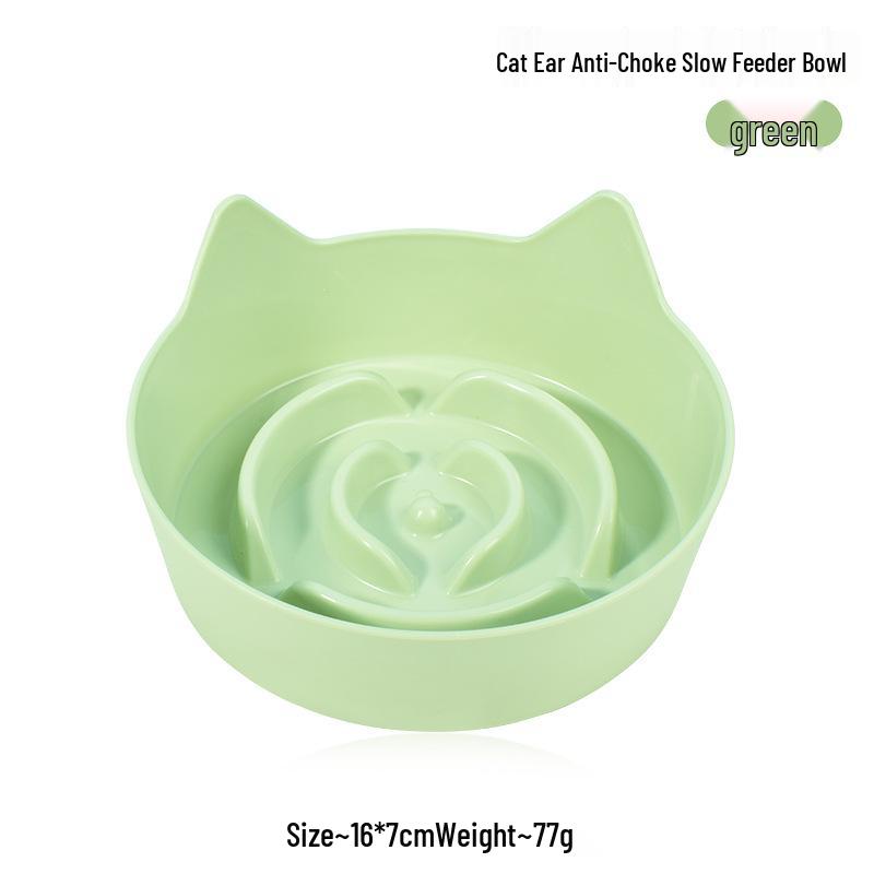 Cat Ear Pet Bowl: New PP Material for Food & Water