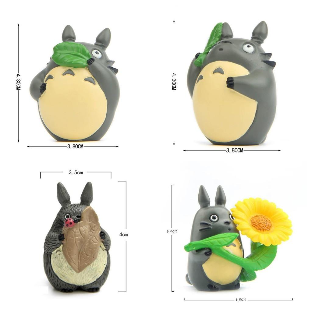 Cartoon My Neighbor Totoro Garden Style Resin Statue With Tree Craft For Gift And Home Office Use