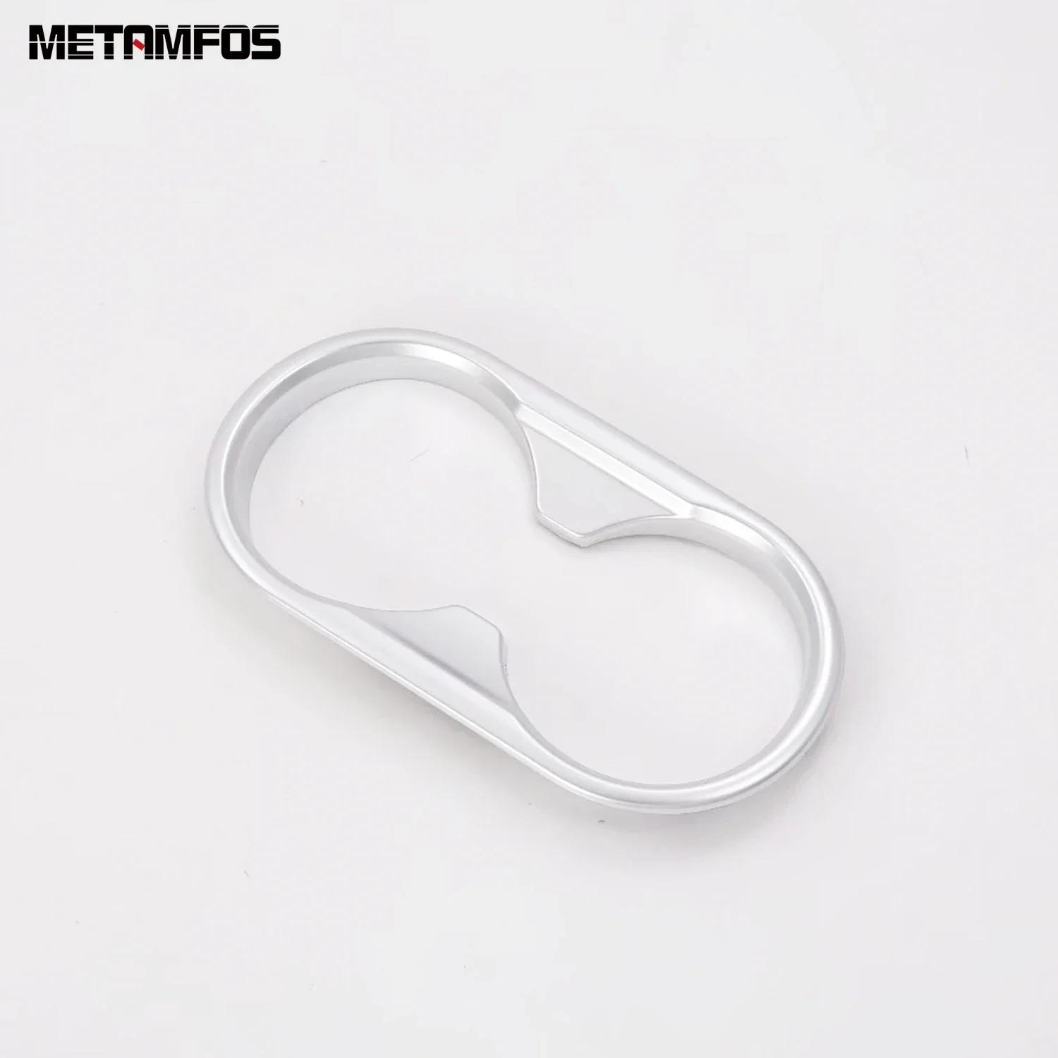 For Mazda CX-8 CX8 2017- 2024 Carbon Fiber Front Rear Water Cup Holder Panel Cover Trim Interior Accessories Car Styling Front ABS Matte