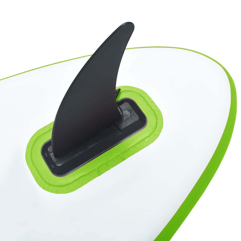 Inflatable SUP Board with Sail Set Green and White