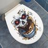 Horrible Zombie Skull Bathroom Toilet Toilet Beautification and Decoration Stickers