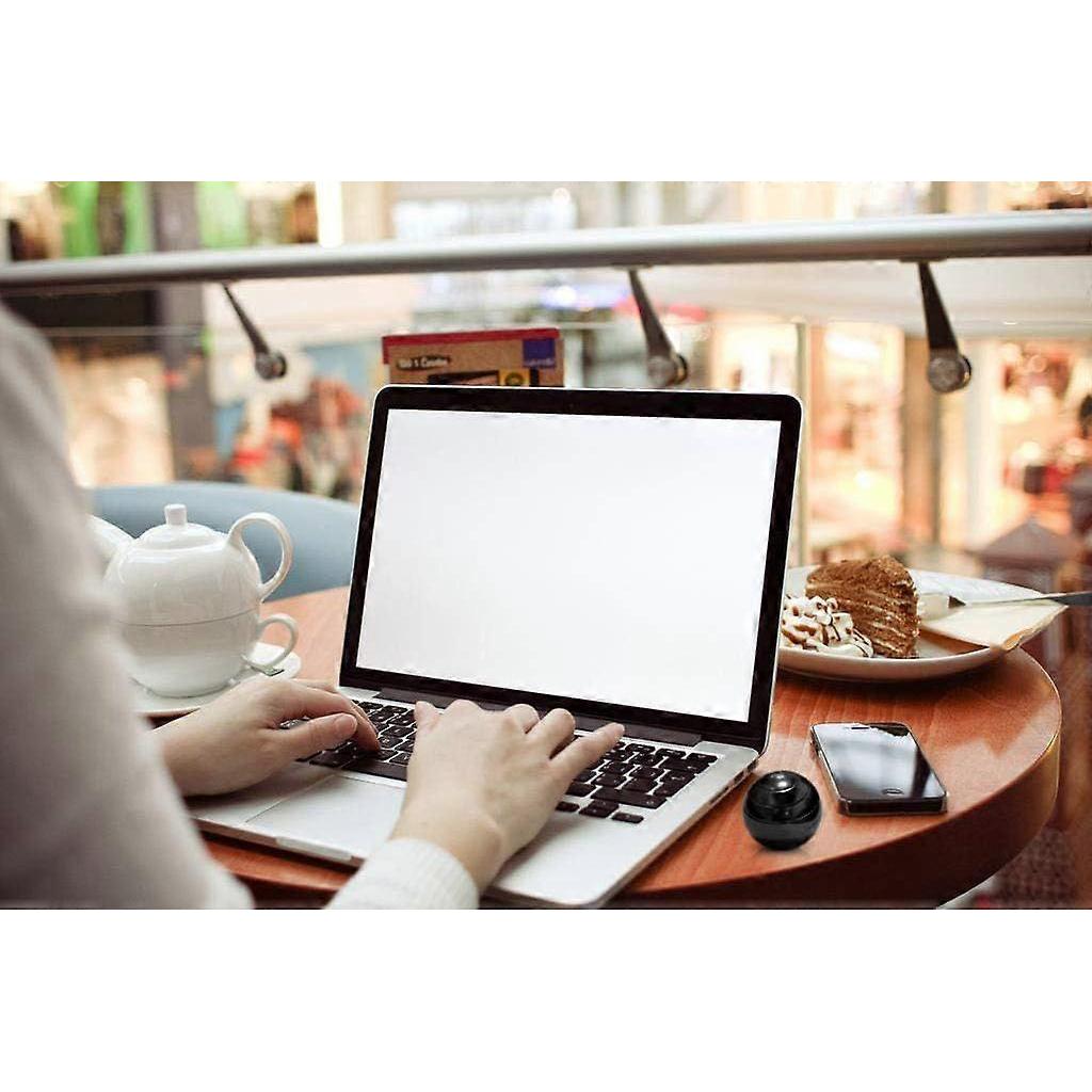 Kinetic bureauspeelgoed, fidget spinnerbal met optische illusie voor het hele lichaam, cadeau voor mannen, vrouwen en kinderen, formaat 2,1 inch, zwart