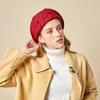 Autumn And Winter New British Woolen Felt Hat Dome Fashion Top Hat European And American Temperament Flower Stewardess Beret