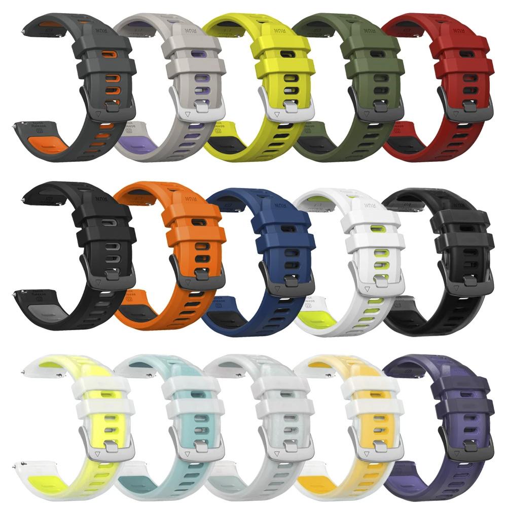 22mm Silicone Strap Forerunner  570-47mm 970 965 955 945 935 745 Watchband For Venu3 2 For Garmin Active Fenix ChronosWristband