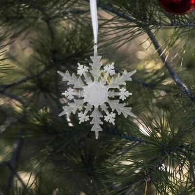 Christmas Tree Snowflake Pendant ,Xmas Decor, Hanging