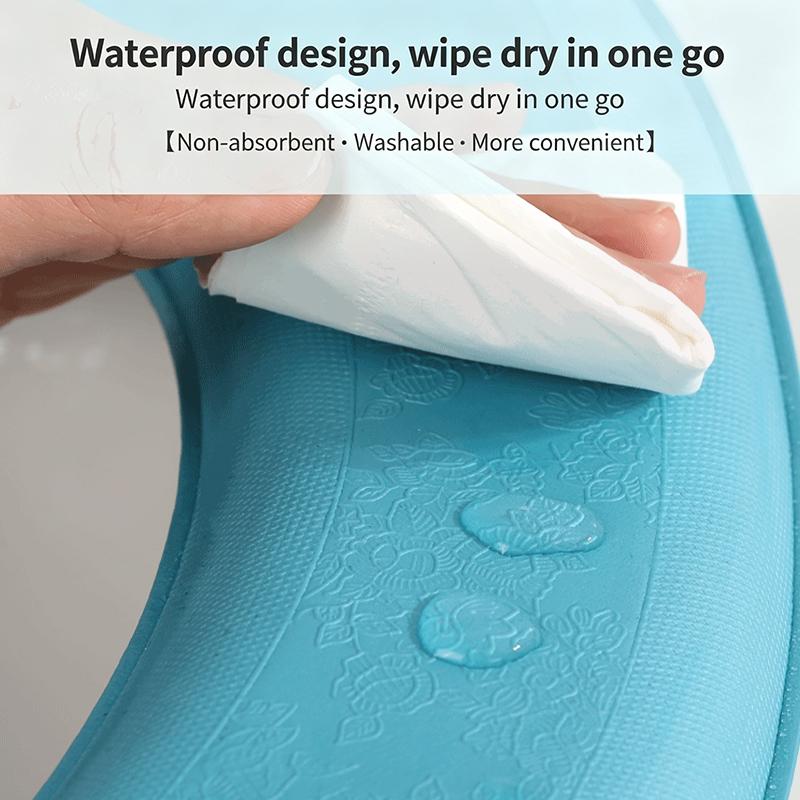 1Pc Eva Waterproof Toilet Seat Cover Thickened Four Seasons Universal Toilet Seat Cushion Paste Type Toilet Cushion Accessories