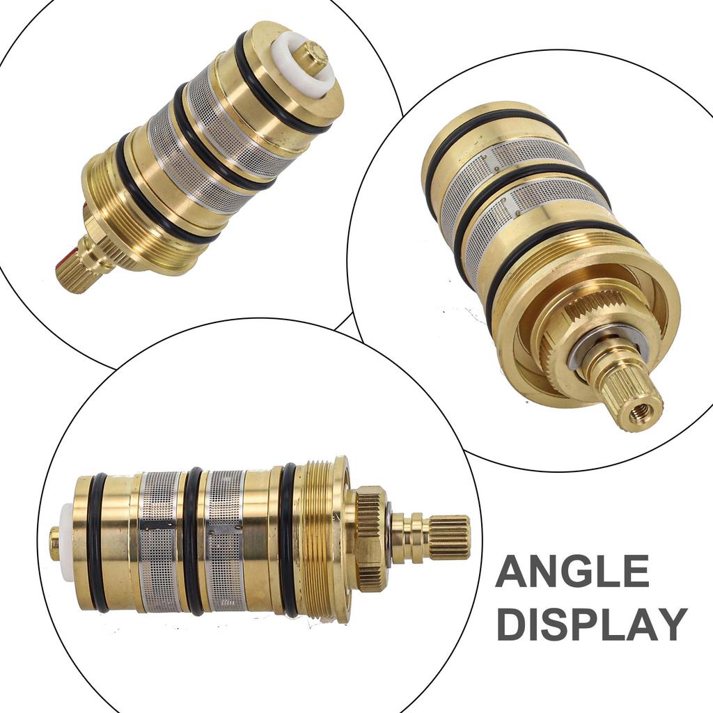 Replacement Valve Repair Kit Bathroom Built-in Thermostats Easy Installation Full Copper High-quality Materials