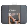 Uniq Totba Cyprus Laptop Sleeve 14 Onyx Water-Resistant Neoprene