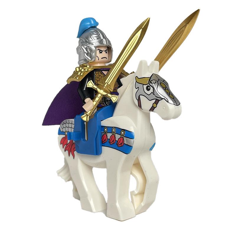 Three Kingdoms Xiaoxia Series Ancient Chinese Generals And Soldiers Doll Children'S Assembled Building Block Toy