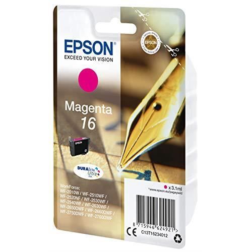 Epson - C13T16234010 - 16 Cartouche d'encre - Magenta Amazon Dash Replenishment est prêt 235M299