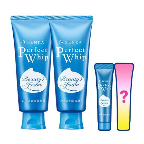 Senka Perfect Whip Facial Wash 150g Double Promotion (+Perfect Whip 15g + Random 15g)
